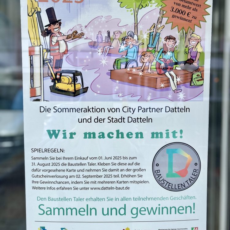 Poster Baustellen Taler